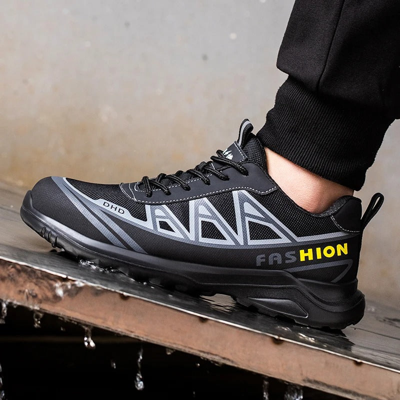 Heren Werkschoenen S3 Veiligheidsschoenen Met Antislipzool en Schokabsorberende Binnenzool 4