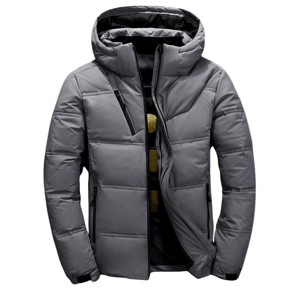 Heren Winterjacke Met Capuchon Casual Moderne Stijl 0