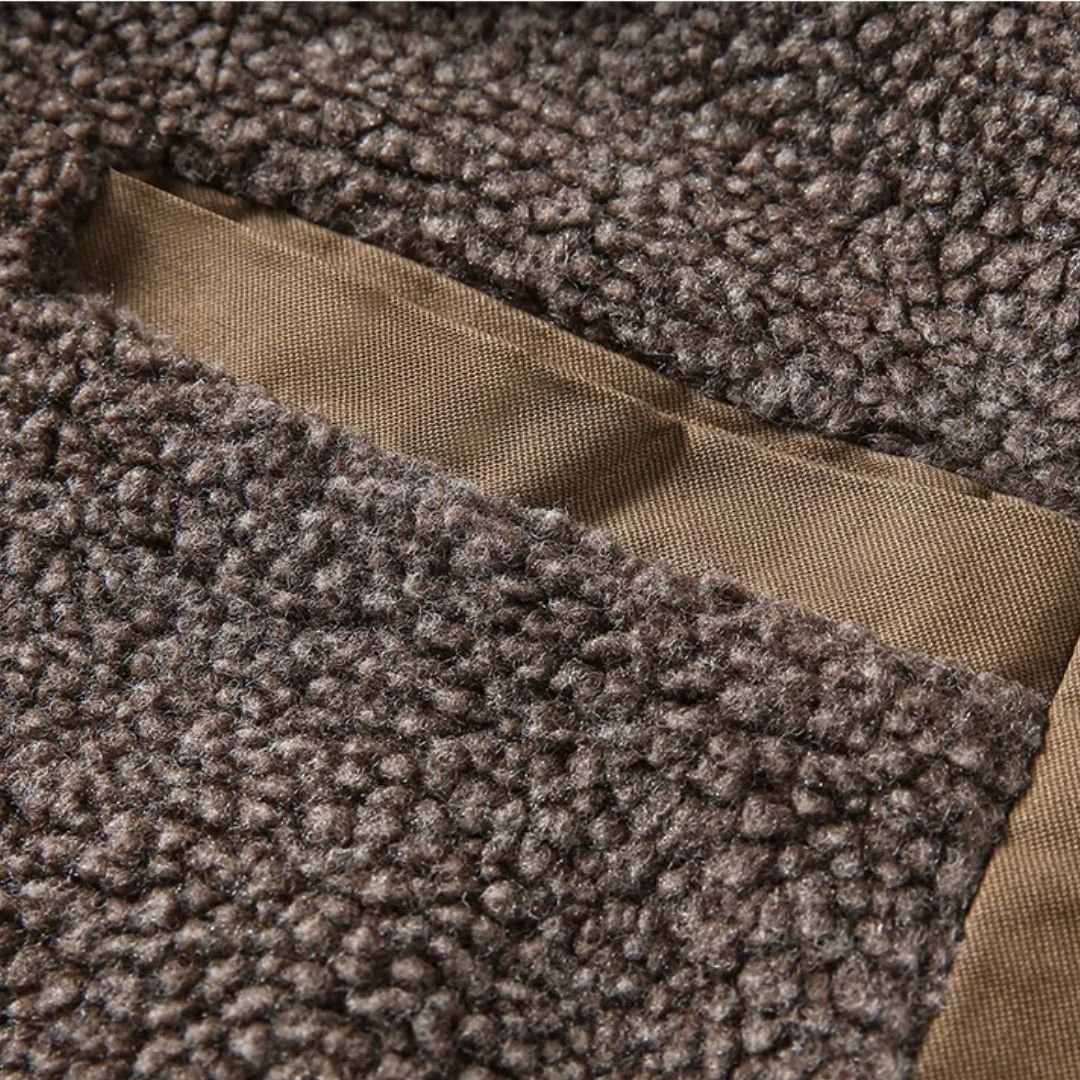 Heren Winterjas Met Wolvoering Casual Stijl 4