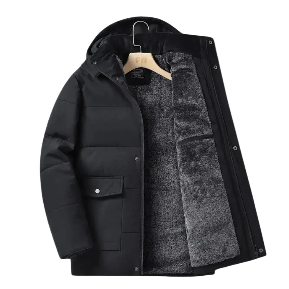 Heren Winterjas Waterdicht met Fleece Voering 0