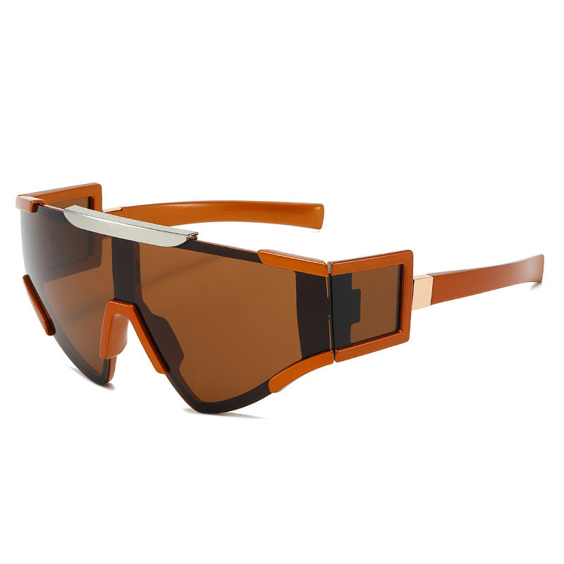 Heren Zonnebril Shield Stijlvol Modern 11