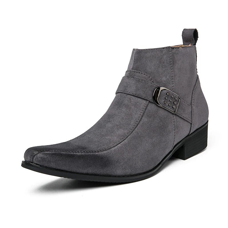 Herenlaarzen Klassiek Retro Stijl 3