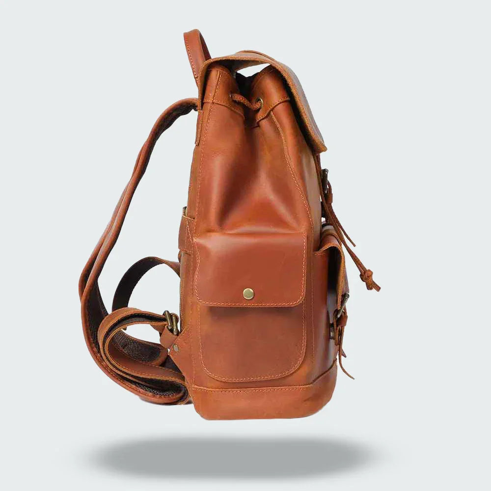 Herenrugzak Vintage Stijl met Gespriem 6