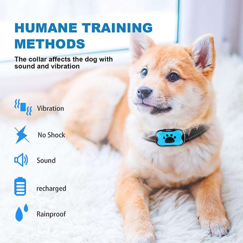 Honden Antiblafhalsband met Trillingen en Ultrasone Technologie 2