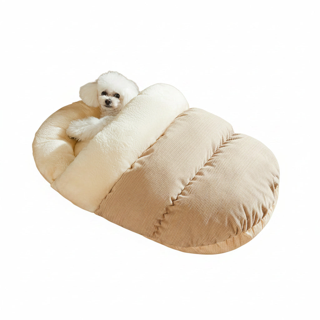 Honden Slaapbank Pluche Comfortabel Ontwerp 0