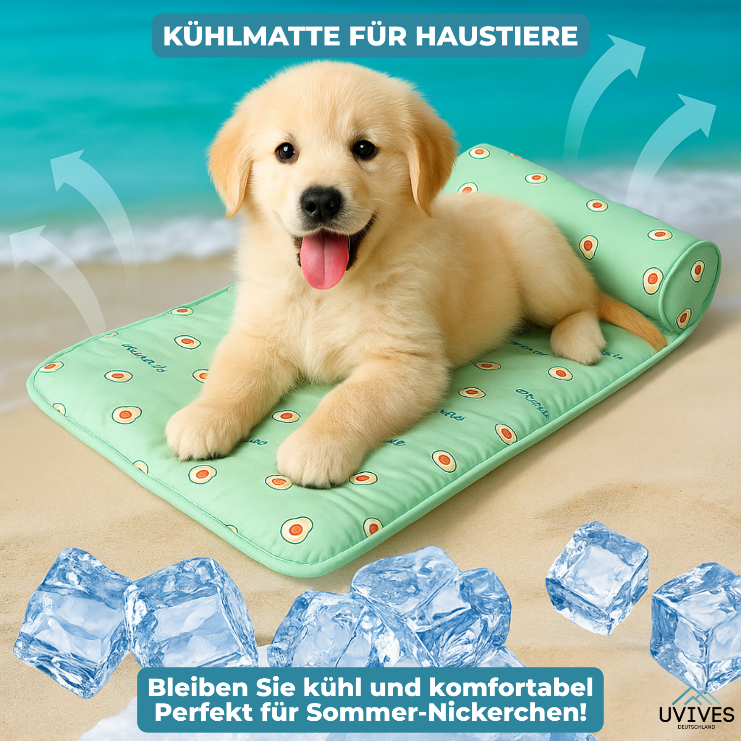 Honden en Katten Koelmat Avocado Stijl 4