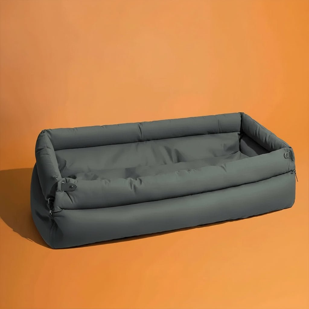 Hondenautostoelbed Groot met Antislip Ondersteuning 9
