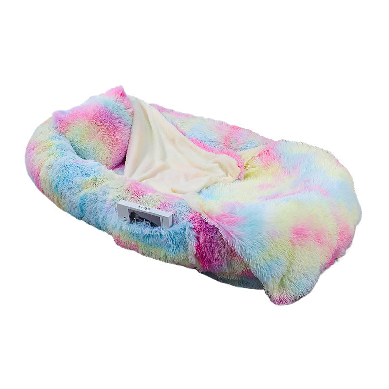 Hondenbed Pluche Knuffelstijl Comfortabel 0