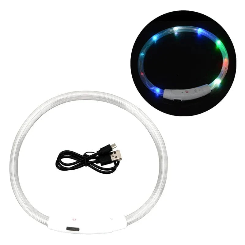 Hondenhalsband LED Lichtgevende Oplaadbaar 6