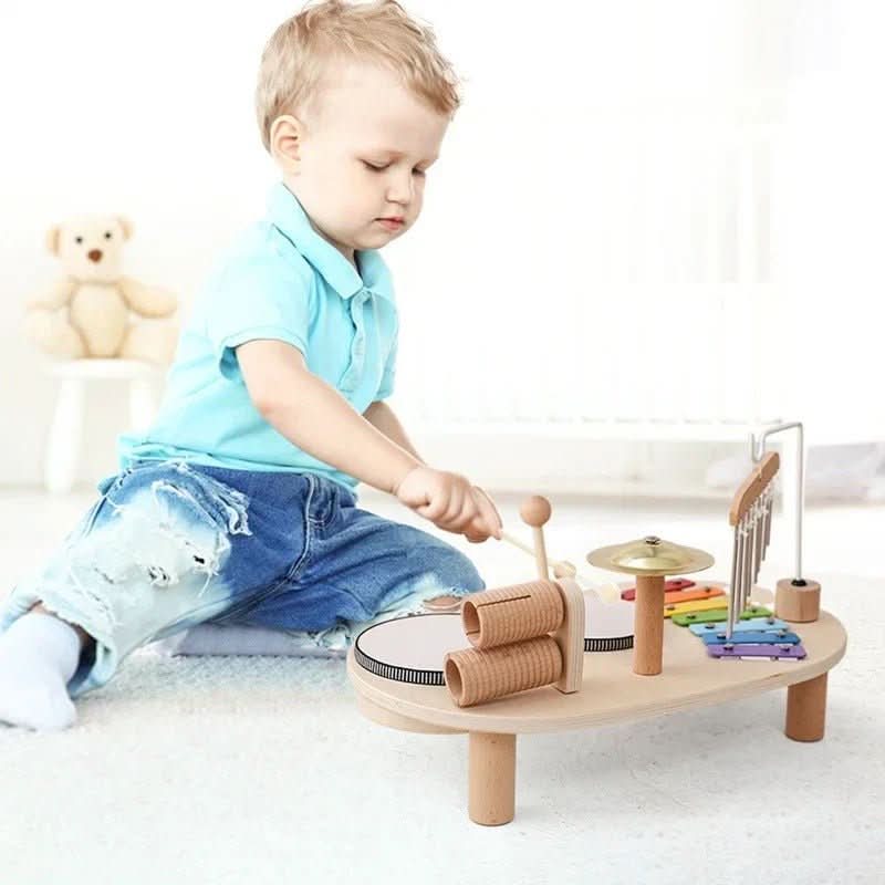 Houten Muziekspeelgoed Set voor Baby's vanaf 12 maanden 1