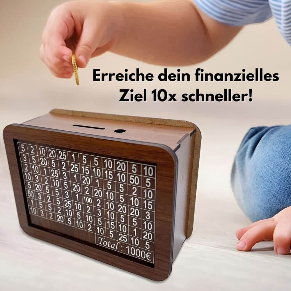 Houten Spaarvarken voor Financiële Doelen 0