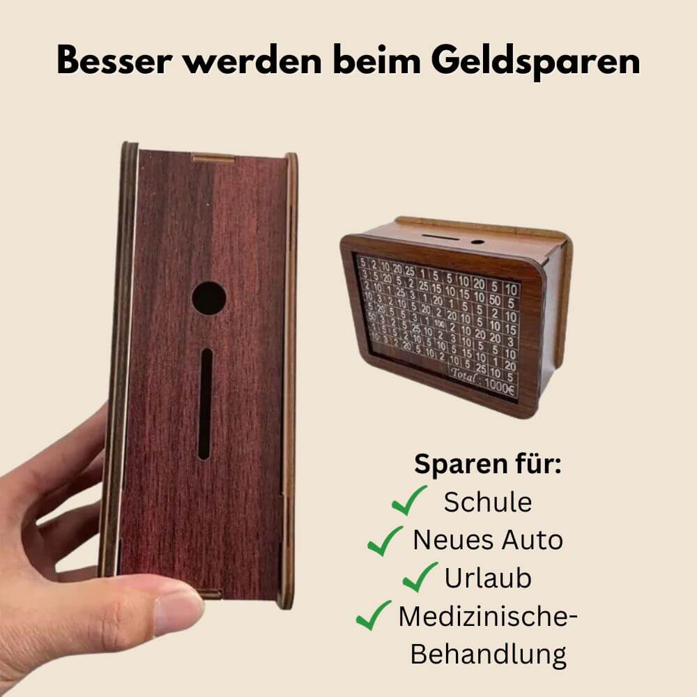 Houten Spaarvarken voor Financiële Doelen 4