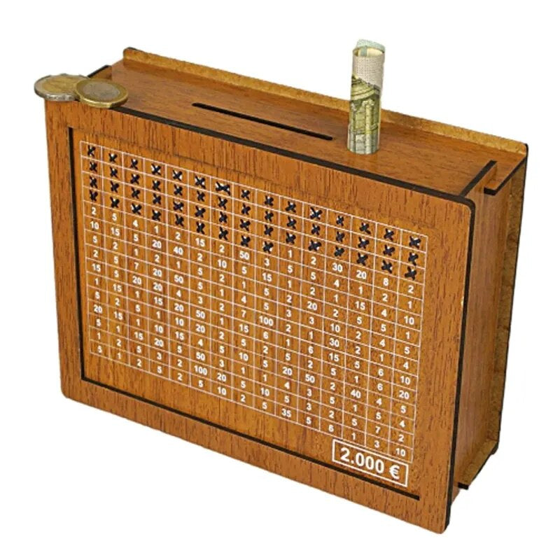 Houten Spaarvarken voor Financiële Doelen 6