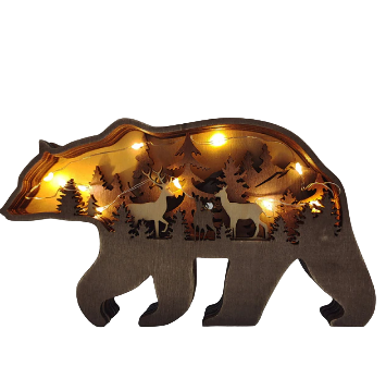 Houten Standbeelden Decoratie voor Thuis 0
