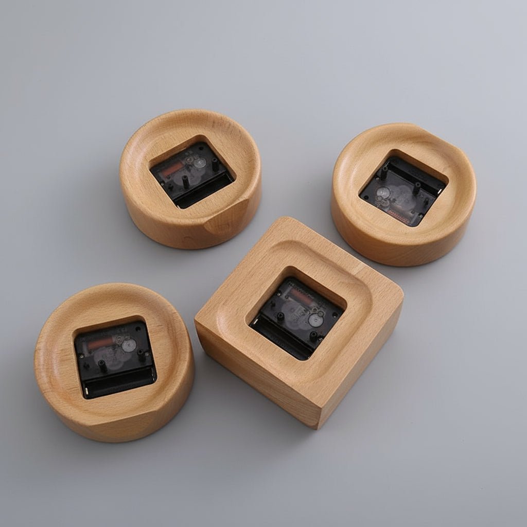 Houten Wekker Minimalistisch Design voor Een Rustige Sfeer 1