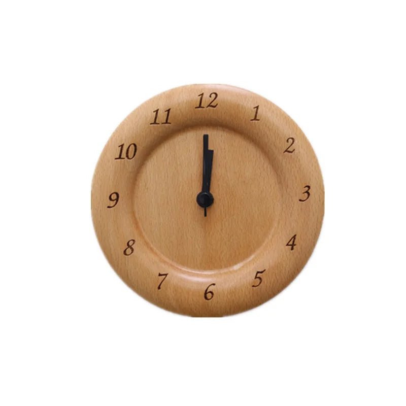 Houten Wekker Minimalistisch Design voor Een Rustige Sfeer 6