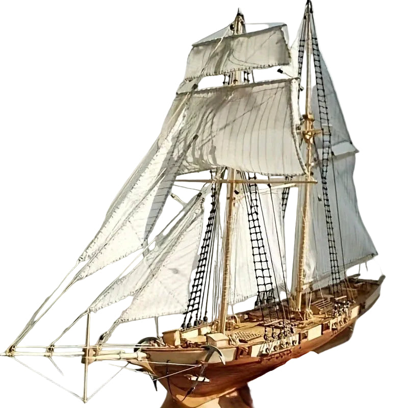 Houten Zeilschip Model Gedetailleerd 0