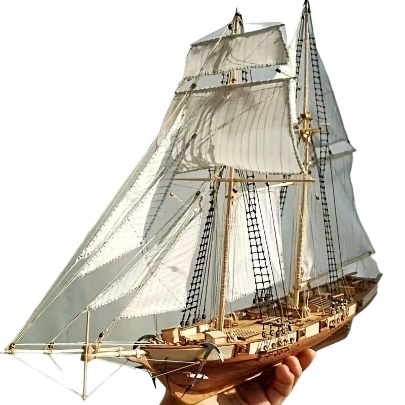 Houten Zeilschip Model Gedetailleerd 3