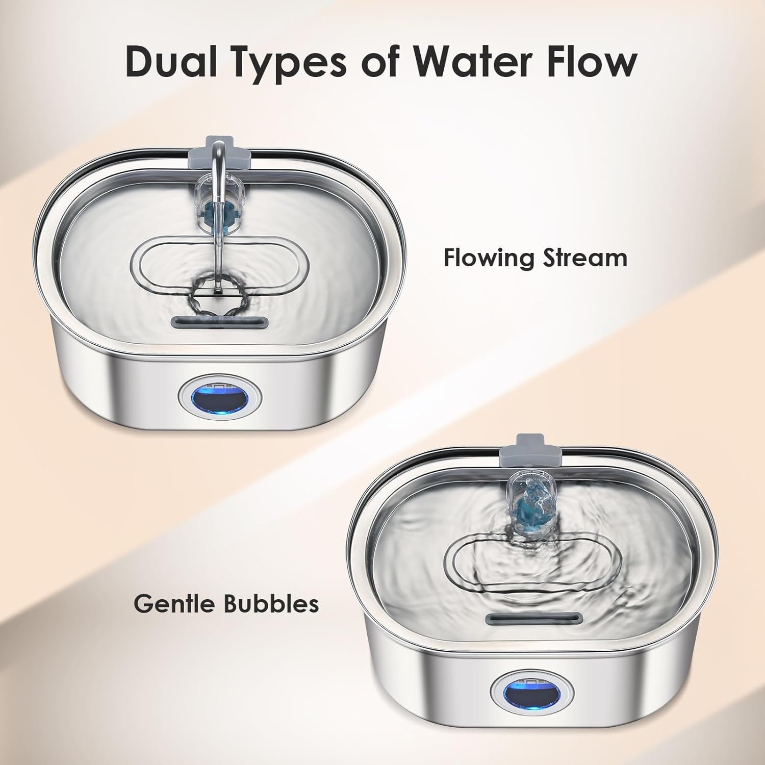 Huisdieren Waterfontein Met Waterniveauvenster Stijlvol Design 4