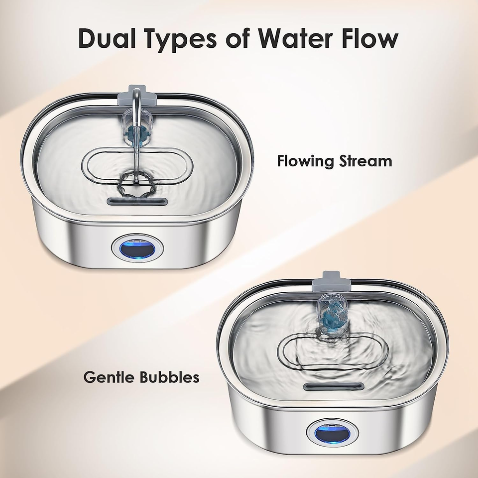 Huisdieren Waterfontein Met Waterniveauvenster Stijlvol Design 7