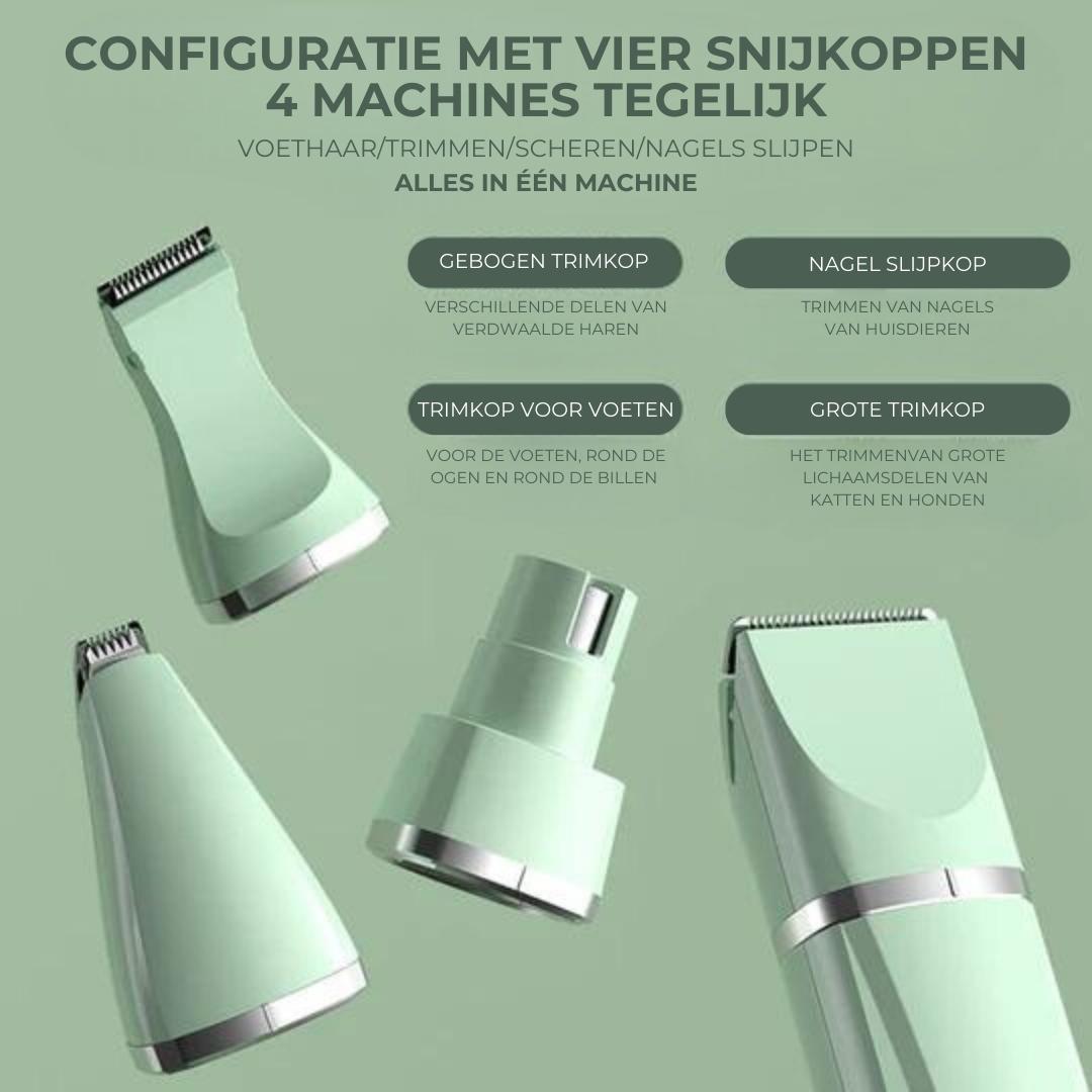 Huisdierentrimmer 4-in-1 TrimMaster Pro 5
