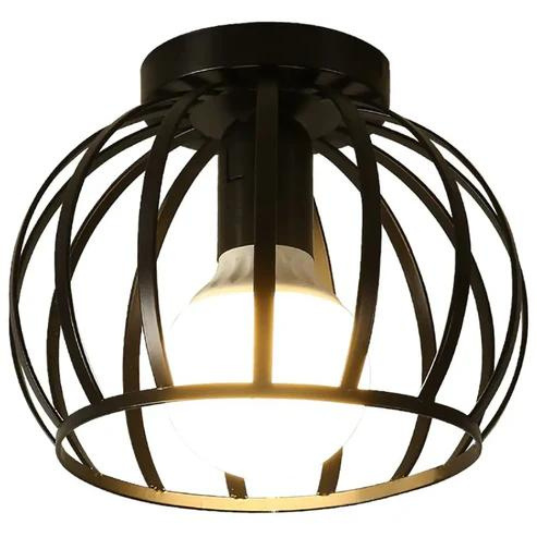 Industriële Plafondlamp Open Ontwerp 4
