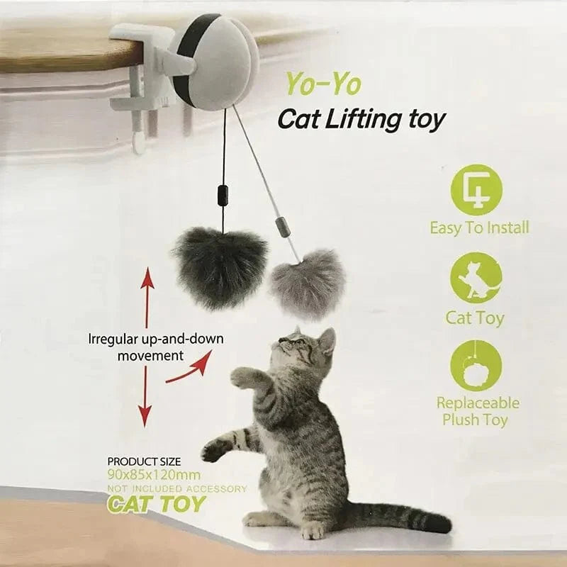 Interactief Kattenspeelgoed Elektronische Hefbal voor Katten - Spannend en Uitdagend Speelplezier 1