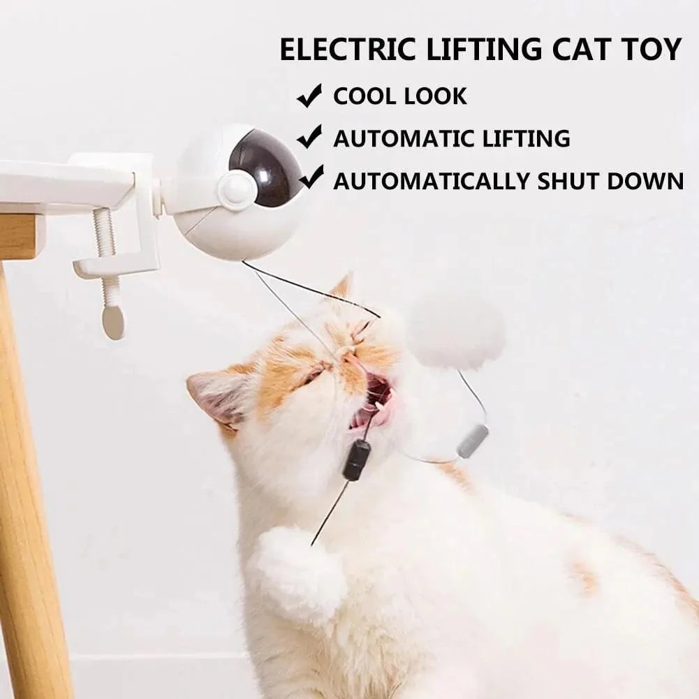 Interactief Kattenspeelgoed Elektronische Hefbal voor Katten - Spannend en Uitdagend Speelplezier 2