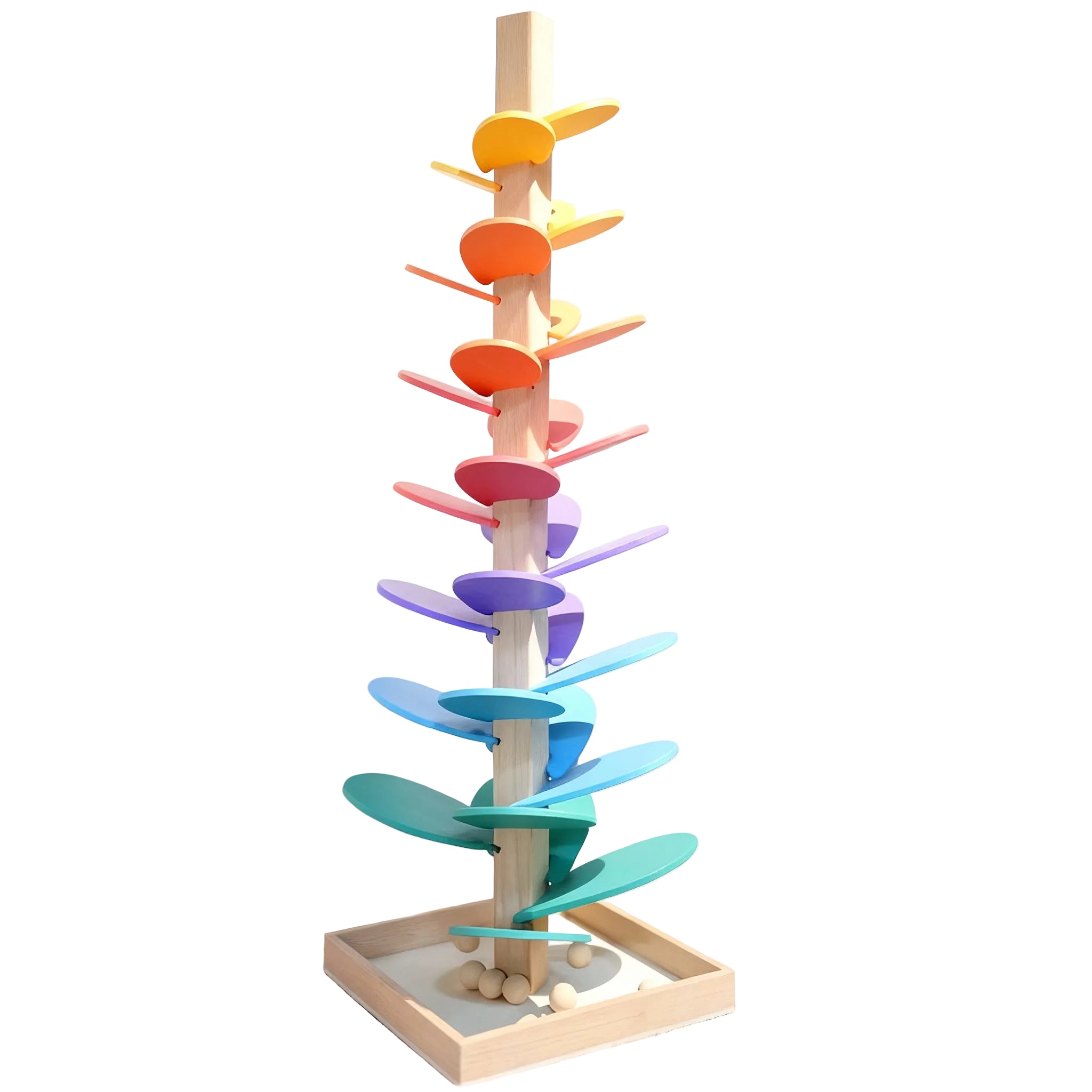 Interactieve Toren Speelgoed voor Kinderen met Geluiden en Kleuren - Houten Montessori Speelgoed 1 Jaar 1