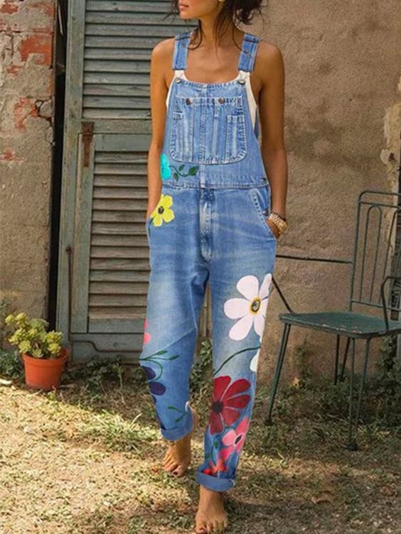 Jumpsuit in denimstijl voor dames 2