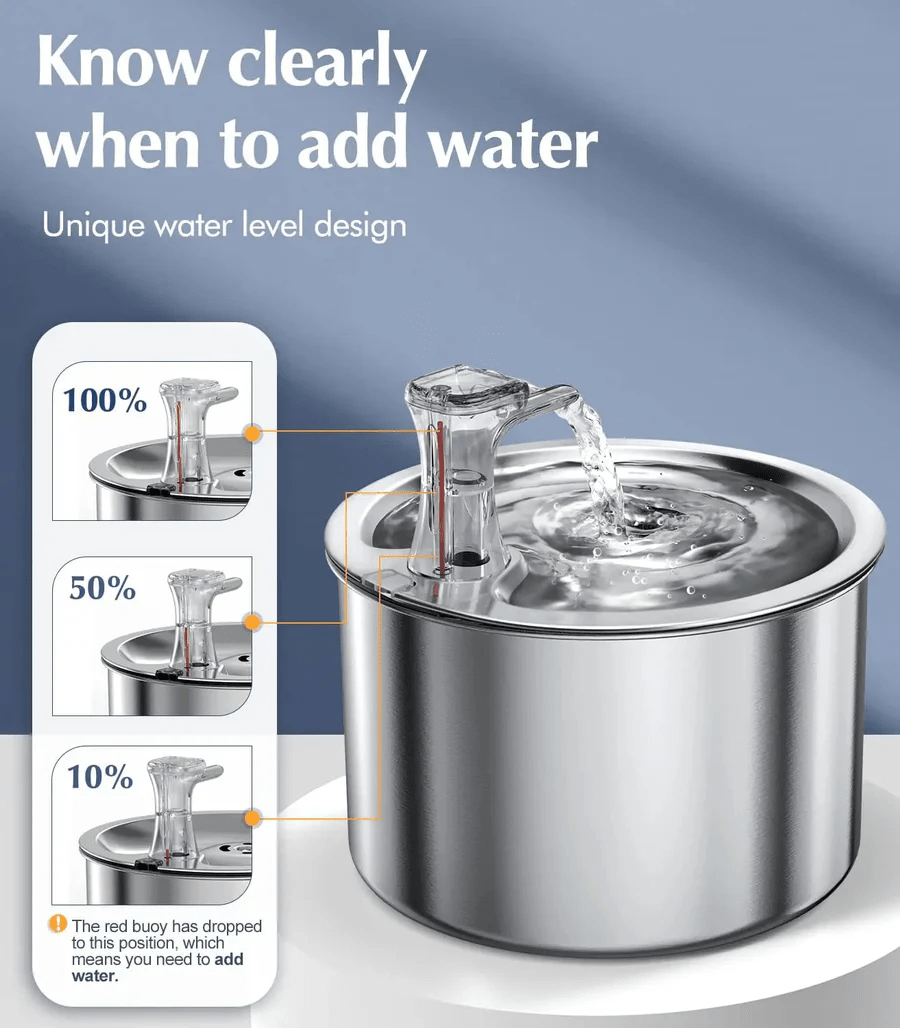 Katten Drinkfontein met Sensor en 4-Traps Filtratie 2