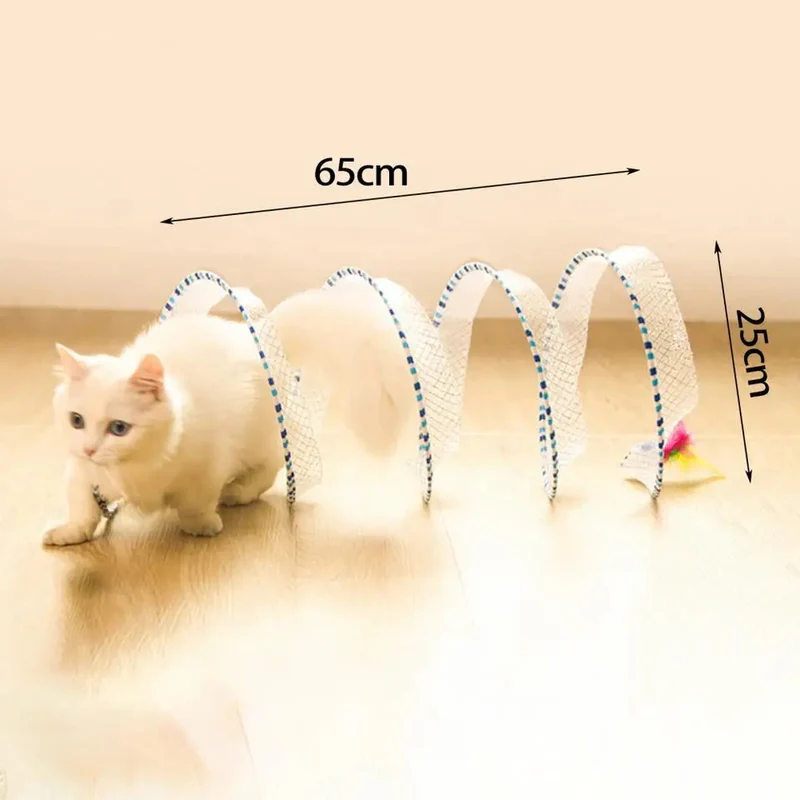 Katten Speeltunnel Spiraalvormig Dynamisch 3