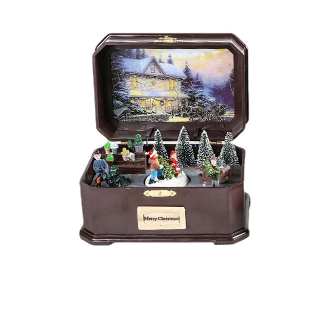 Kerst Muziekdoos Met Twee Ontwerpen Decoratief 3