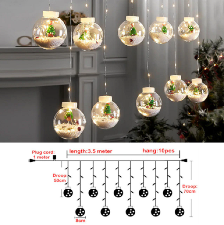 Kerstverlichting Buiten Ballen met Afstandsbediening en 8 Lichteffecten 2