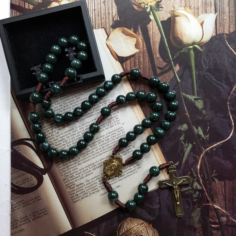 Ketting met Mosagaat en Heilige Medaille 0