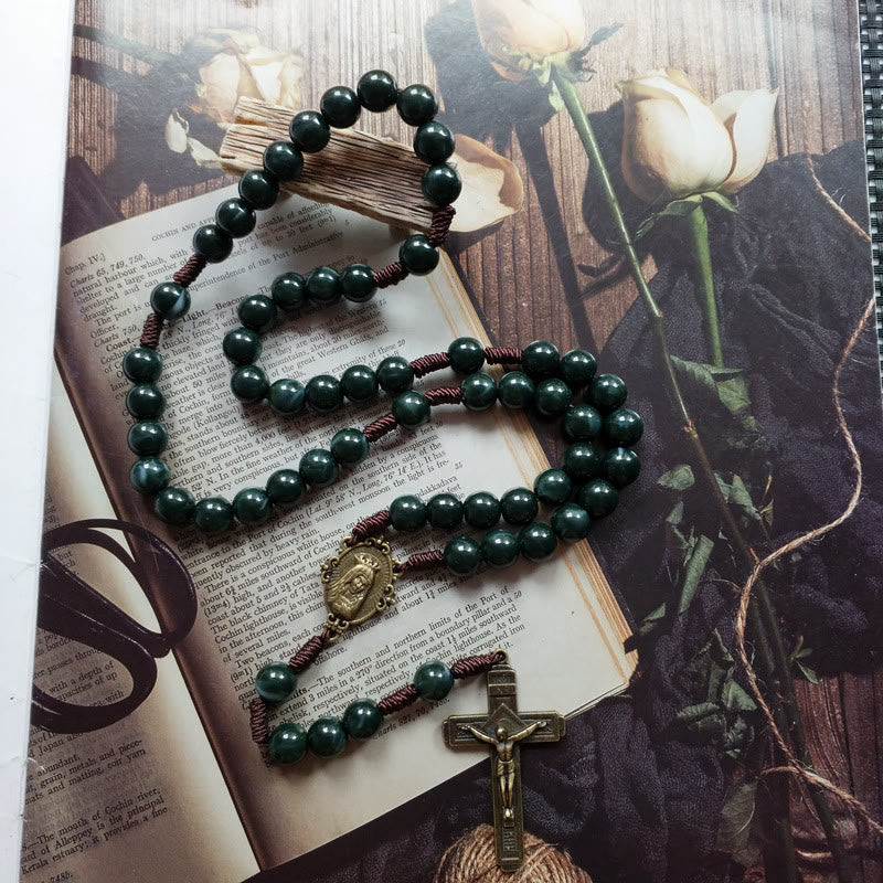 Ketting met Mosagaat en Heilige Medaille 2