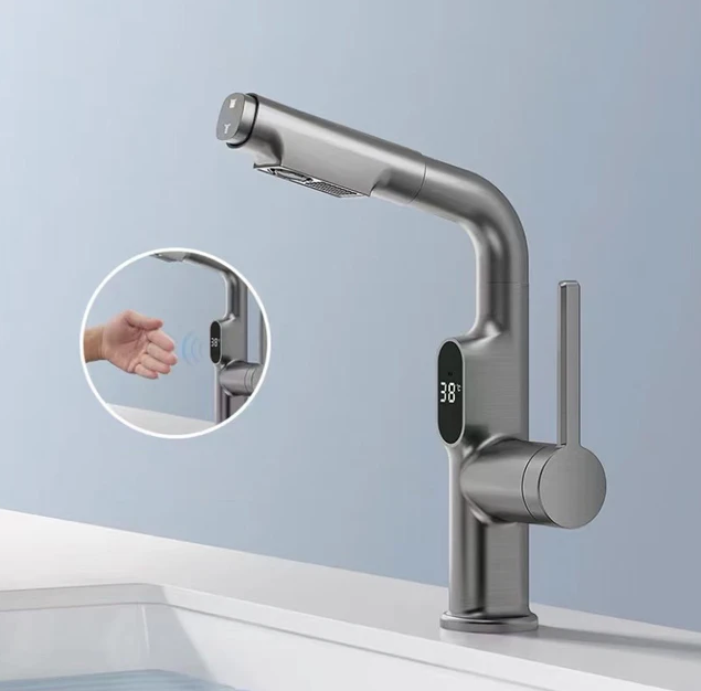Keuken Kraan Slim met Digitaal Display en 360° Draaibaarheid 7