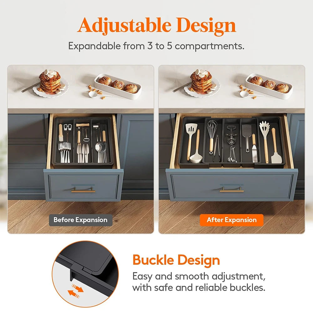 Keuken Organizer voor Kookgerei en Bestek 2