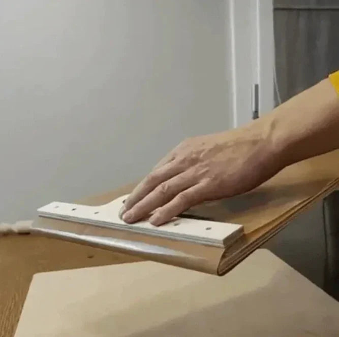 Keukengereedschap Pizzaschep met Schuifmechanisme Hout 1