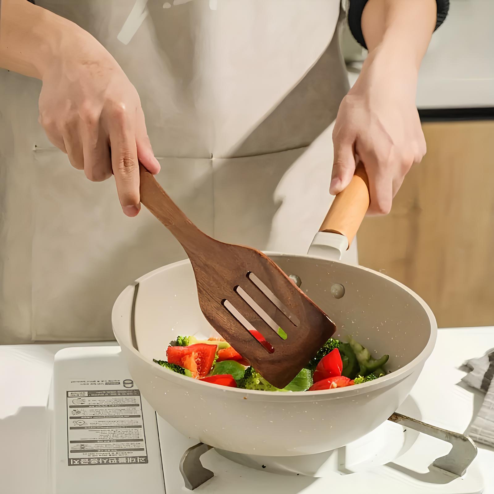 Keukengerei Set Hittebestendig met Spatel en Pollepel voor Koken 5