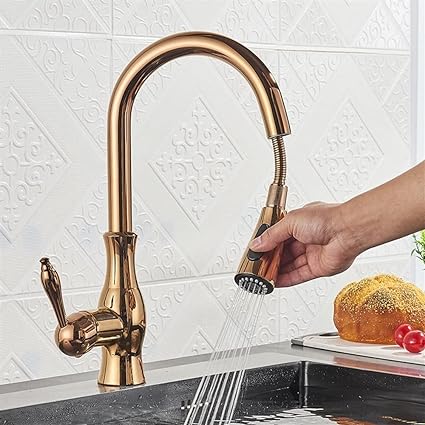 Keukenkraan Uittrekbaar met Enkele Handgreep 6