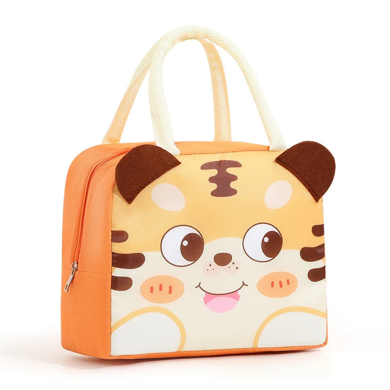 Kind Lunchtas Dierenprint Speels Ontwerp 0