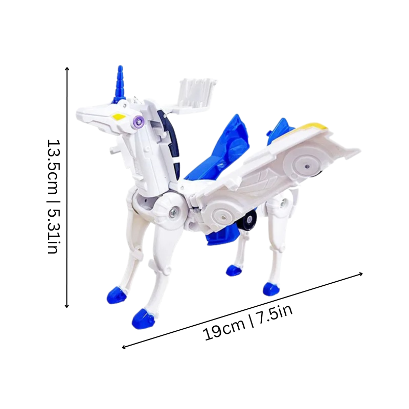 Kinderen 2-in-1 Magnetische Robot en Auto Speelgoed 4