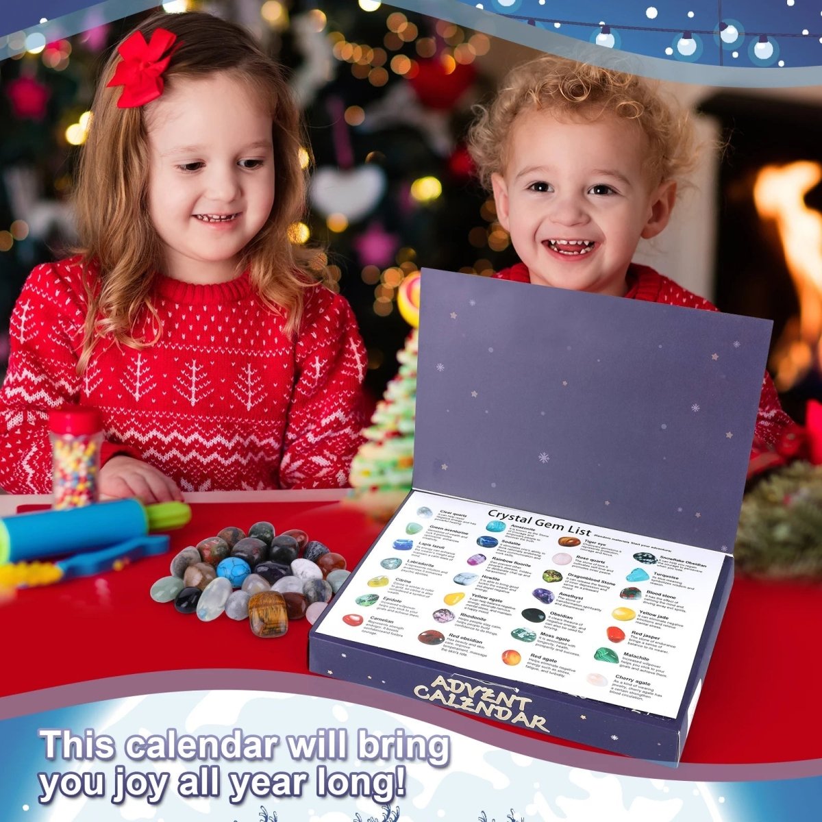 Kinderen Adventskalender Edelsteenopgraving 1