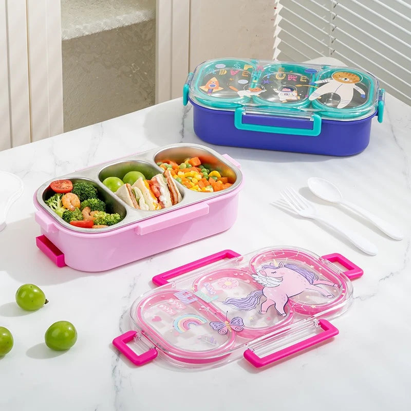 Kinderen Bento Lunchbox Ruimtethema Praktisch Ontwerp 1