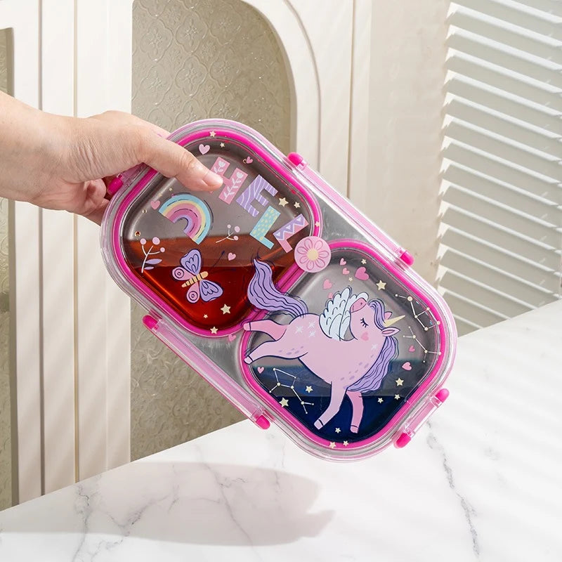 Kinderen Bento Lunchbox Ruimtethema Praktisch Ontwerp 3