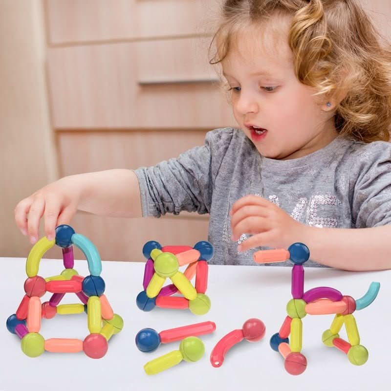 Kinderen Creatieve Magnetische Bouwstenen Educatief Spel 2