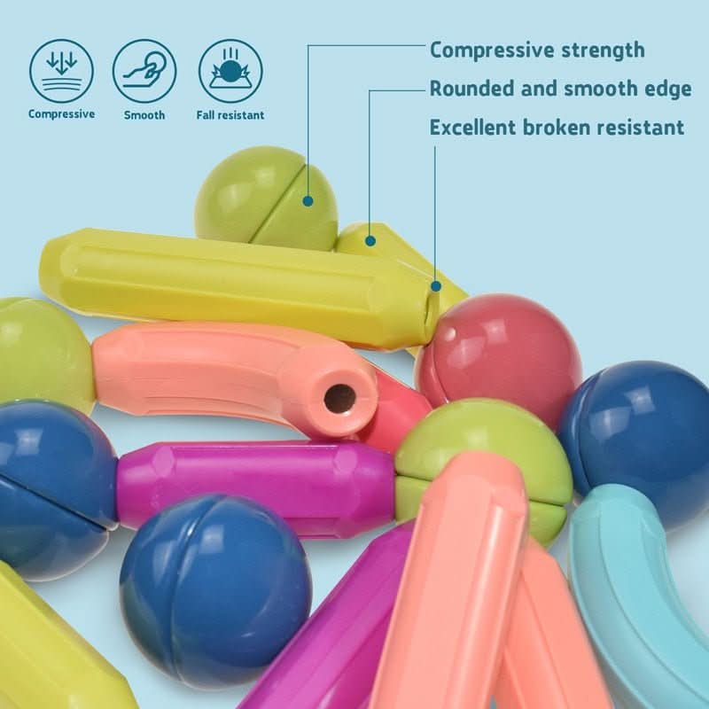 Kinderen Creatieve Magnetische Bouwstenen Educatief Spel 4