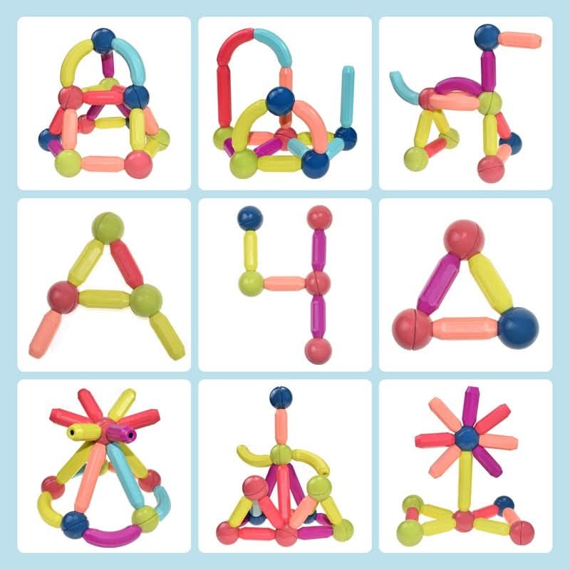Kinderen Creatieve Magnetische Bouwstenen Educatief Spel 5