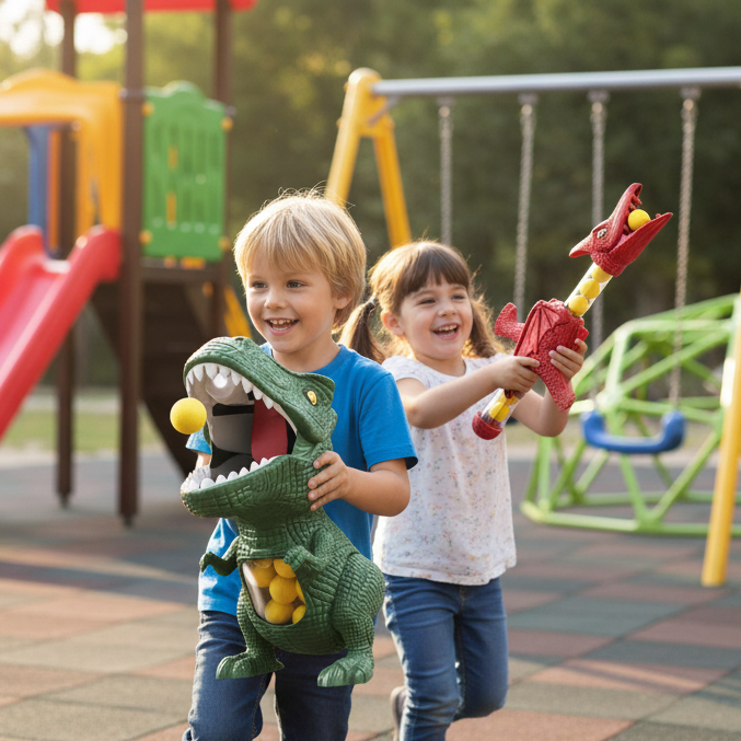 Kinderen Dinosaurusschietspel Actief Spel 2